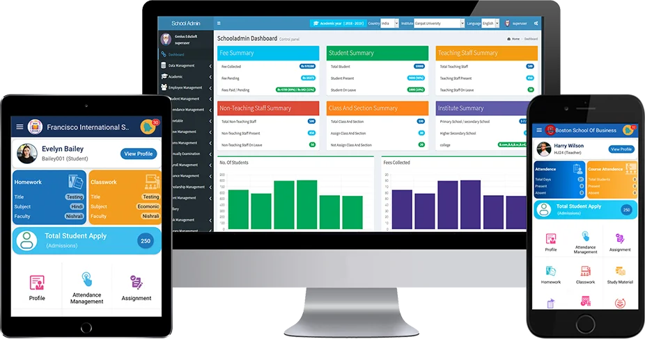 Genius Education Management System Cloud based ERP Software System